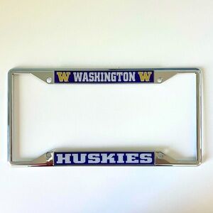 UW Huskies License Plate Frame